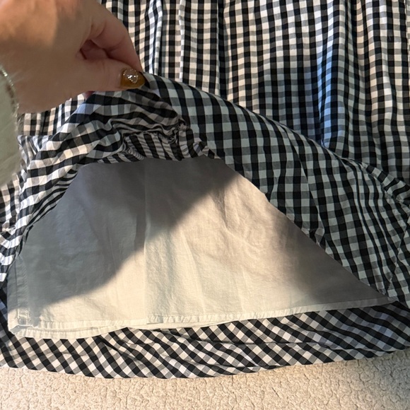 Tweeds Black and White Gingham Midi Dress Size 6 - Picture 6 of 6